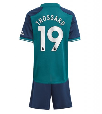 Arsenal Leandro Trossard #19 Tercera Equipación Niños 2023-24 Manga Corta (+ Pantalones cortos)